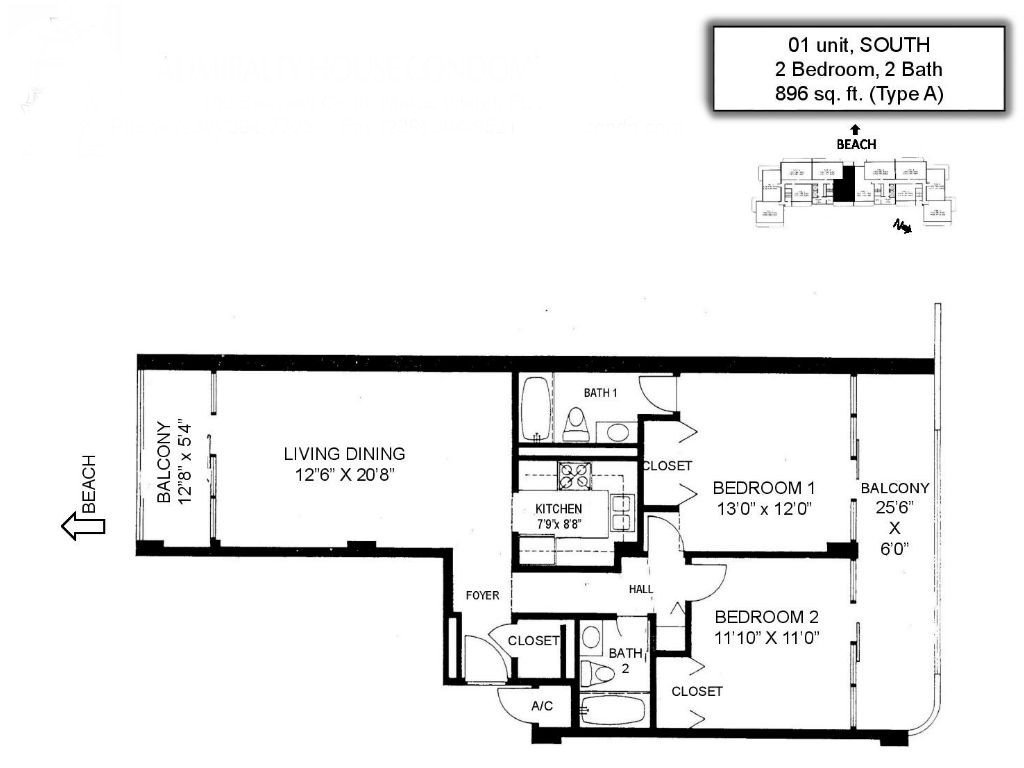 Floor Plans Of The Admiralty House Admiralty House Marco Island FL