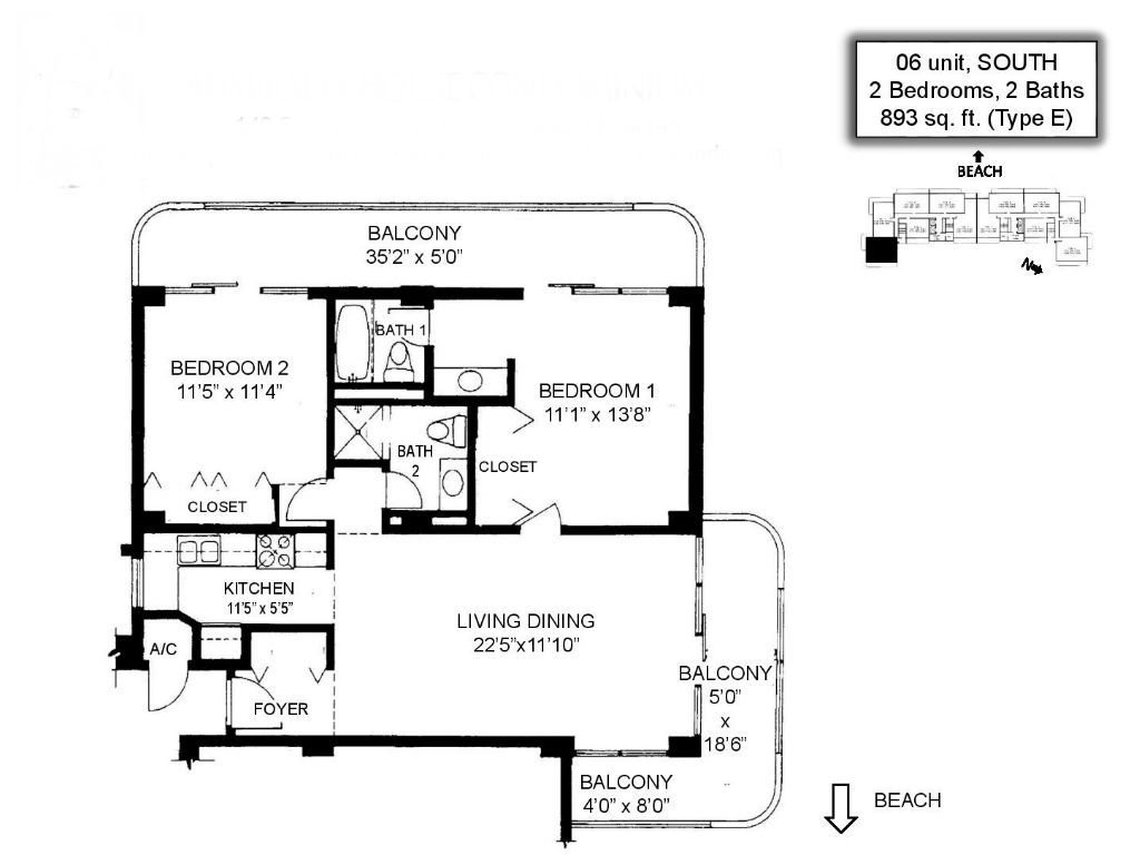 Admiralty House - Floor Plans - Marco Island, Fl